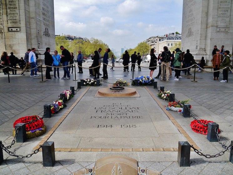 La tombe du soldat inconnu à Paris