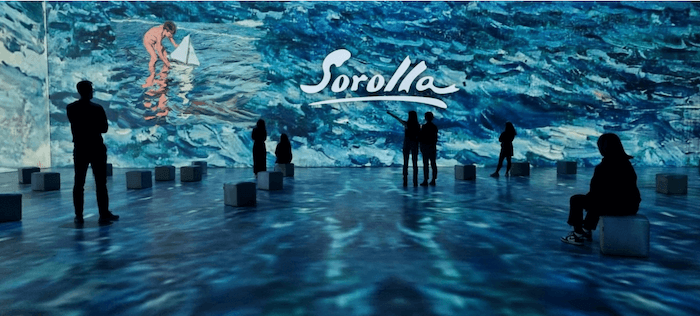 l'exposition immersive de Sorolla à la Marina de Valencia