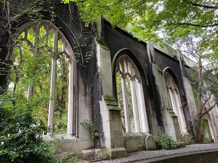 L'église abandonnée St Dunstan in the East