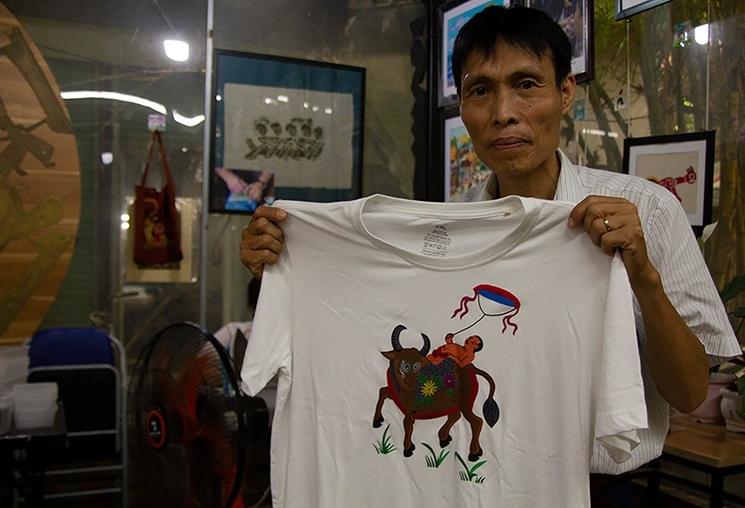 impression sur t shirt à Hanoi 