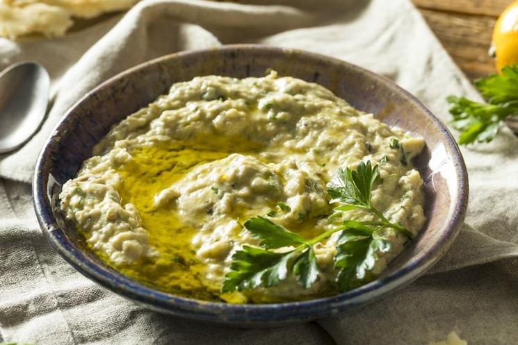 mezzo turc aubergine tahini