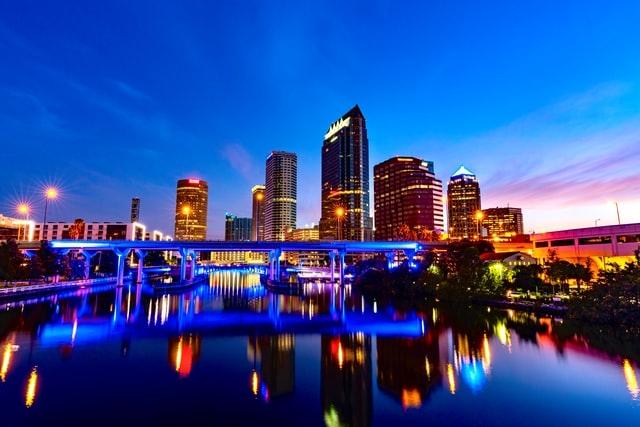 Downtown Tampa en FLoride