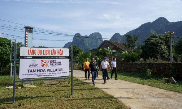 Village de Tan Hoa au Vietnam