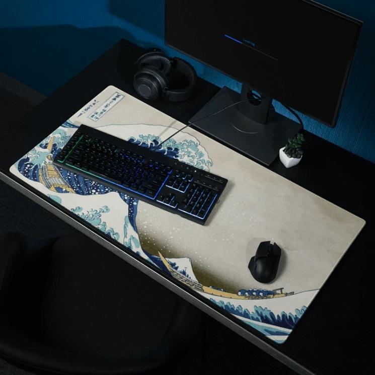 tapis de souris vague kanagawa