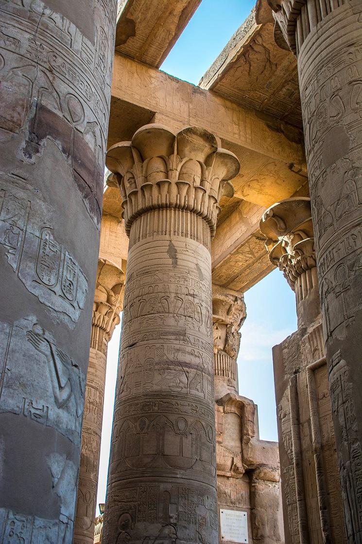 Le temple de Karnak dans la ville de Louxor