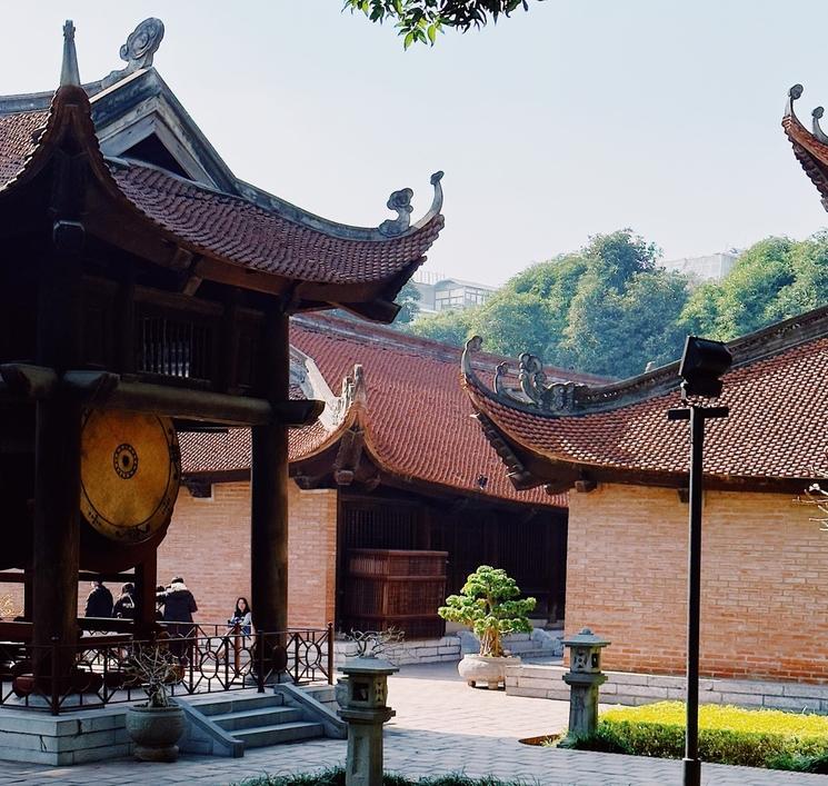 le temple de la littérature à Hanoi 