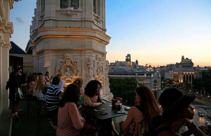 une terrace à madrid