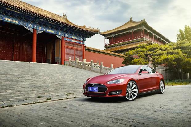 une tesla en chine