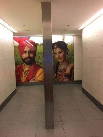 toilettes publiques dans un centre commercial Inde