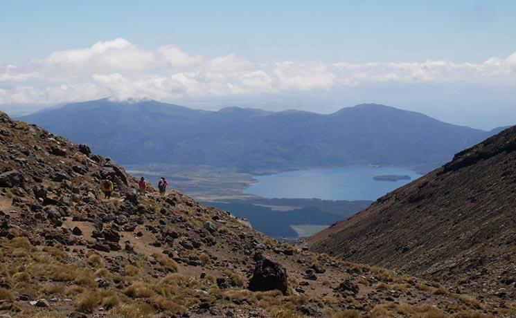 Vue sur le Lac Taupo