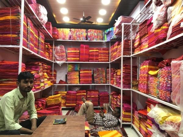 Boutique de coupons pour turbans à Jodhpur