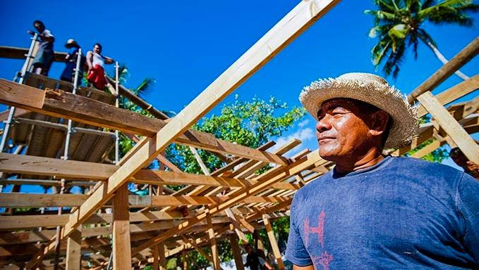 Un chantier au Vanuatu