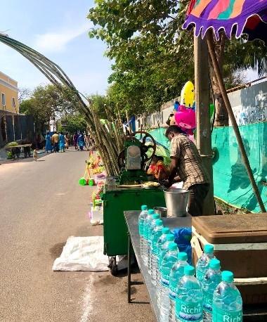 vendeur eau pondichery