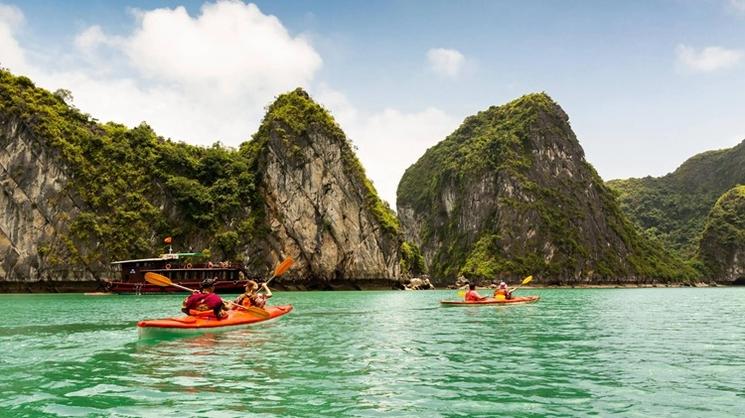 canoe au vietnam