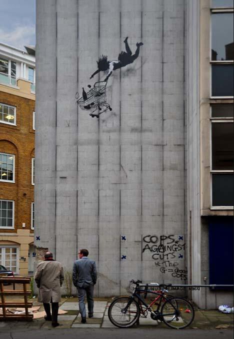 Shop Till You Drop Banksy oeuvre Londres