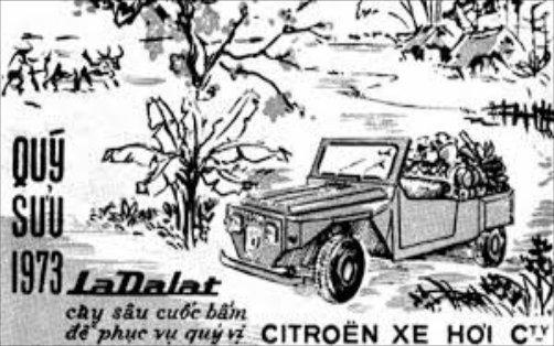 Voiture Citroen française : La Dalat au Vietnam