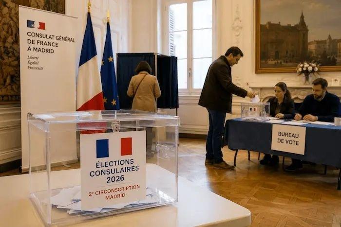 le vote à l'étranger, ici à Madrid