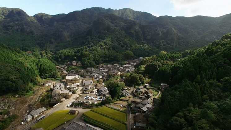 vue de Imari à Kyushu