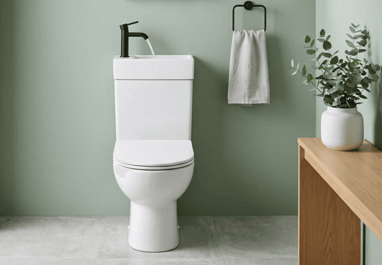 wc avec lave-mains