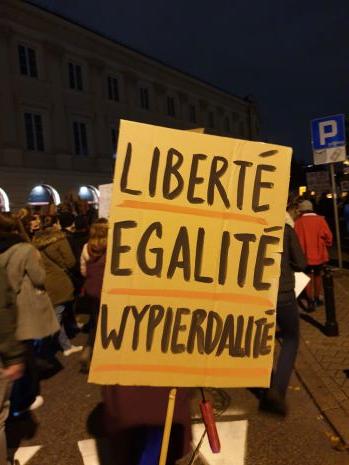Manifestation 30 octobre Pologne