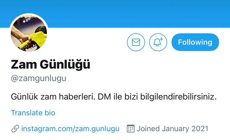 Turquie prix augmentation