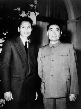 Zhou Enlai et Pham Van Dong