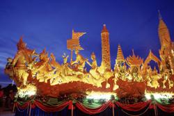 Festival des bougies en Thailande