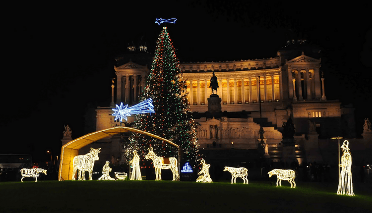 Décorations de Noël en Italie