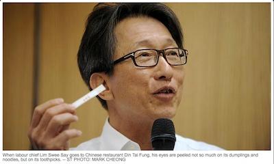 Din Tai Fung reconnu pour ses cure dents