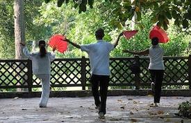 courir au jardin botanique