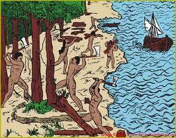 Gravure d'André Thevet, 1575, Museu Historico Nacional