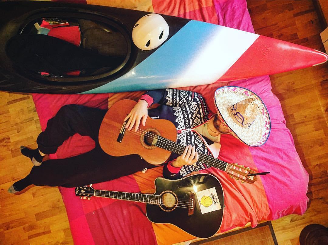 Bertrand, kayakiste français en Nouvelle-Zélande