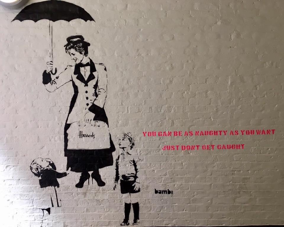 Be As Naughty As You Want, Bambi, 2017 - street art