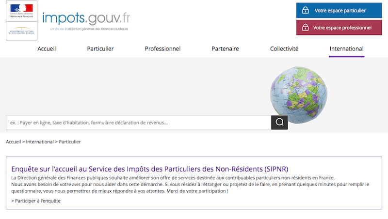 Impôts des non-résidents