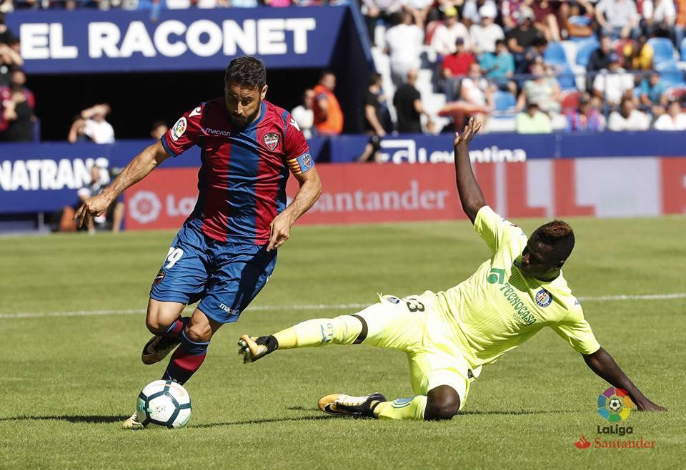 Le Levante a dû se contenter d'un match nul à domicile face à Getafe