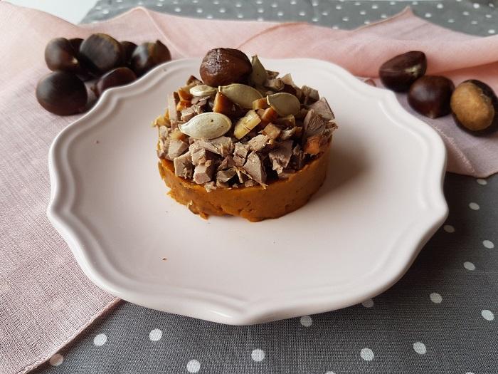 Purée de citrouille aux marrons