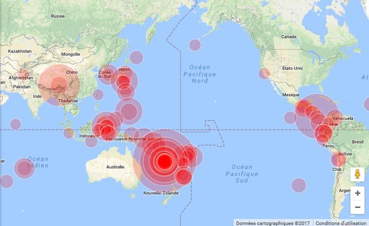 Séisme au large de la Nouvelle-Calédonie, pas de dégâts
