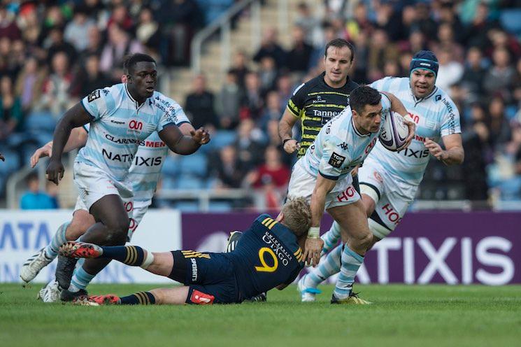 Racing 92 star Dan Carter in action from the 2016 Natixis Cup Lpj