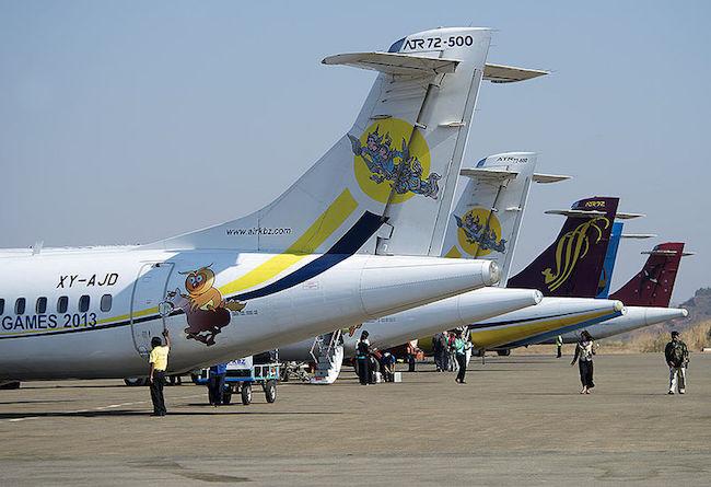Aéroport en Birmanie