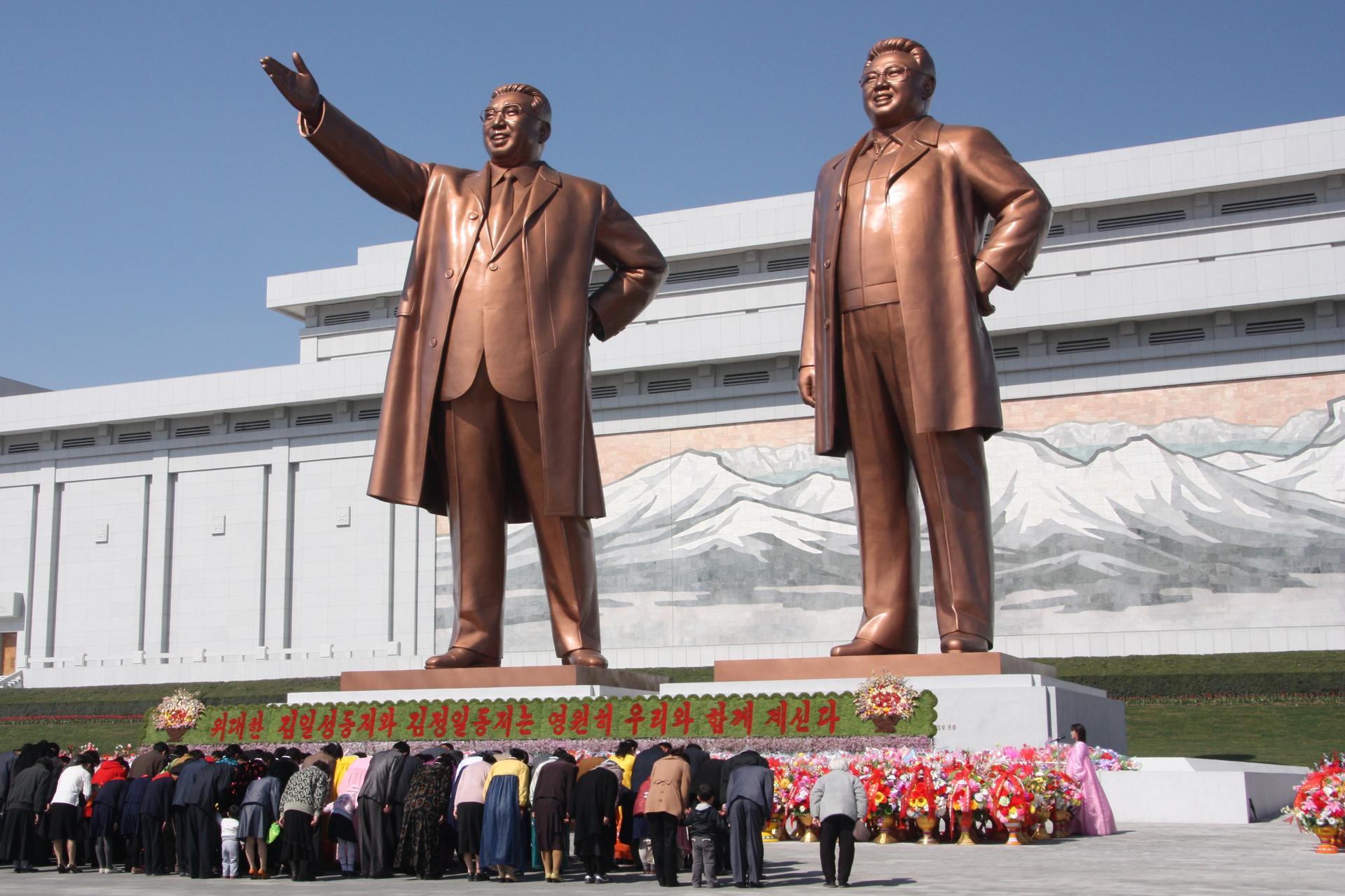 Statues de Kim Il-Sung et Kim Jong-Il