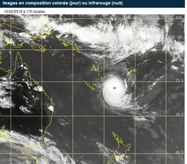 cyclone GITA préalerte