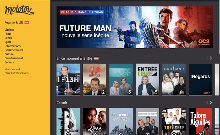 télé française italie