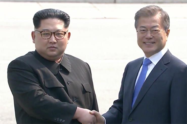Kim Jong-Un Moon Jae-In