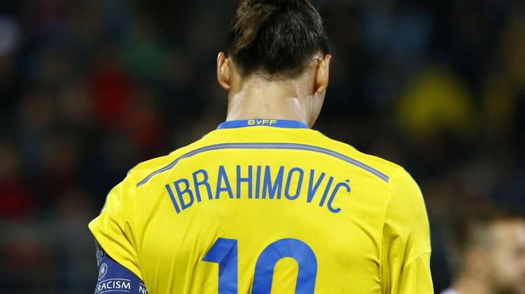 Auteur de 62 buts en 116 matchs avec l’équipe nationale, Zlatan Ibrahimovic, 36 ans, ne participera pas au mondial cet été en Russie. ©Eurosport
