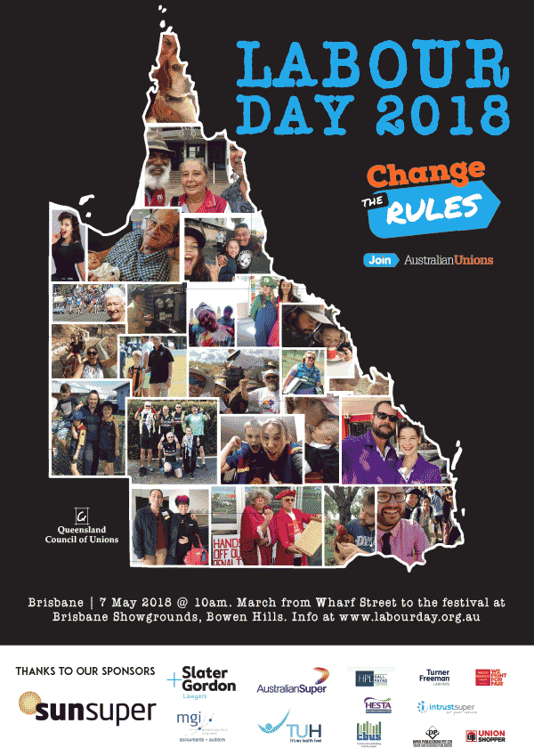 Labour day 2018 Brisbane Australie