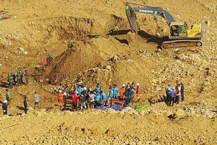 Glissement de terrain dans une mine de jade - 20 morts