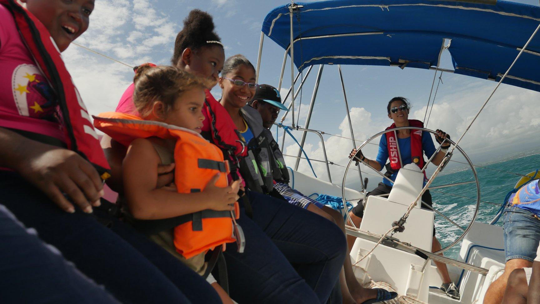 de l'espoir dans les voiles CHU Martinique sortie