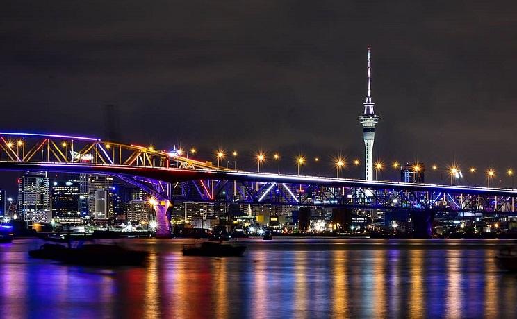 Auckland que faire à Auckland light Sky tower