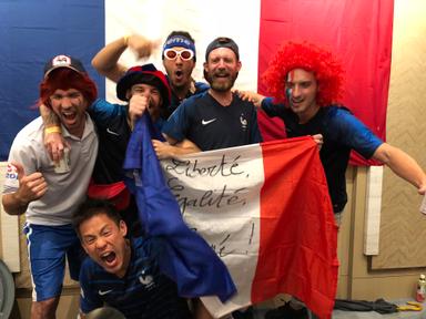 euphorie coupe du monde finale France Croatie Hong Kong