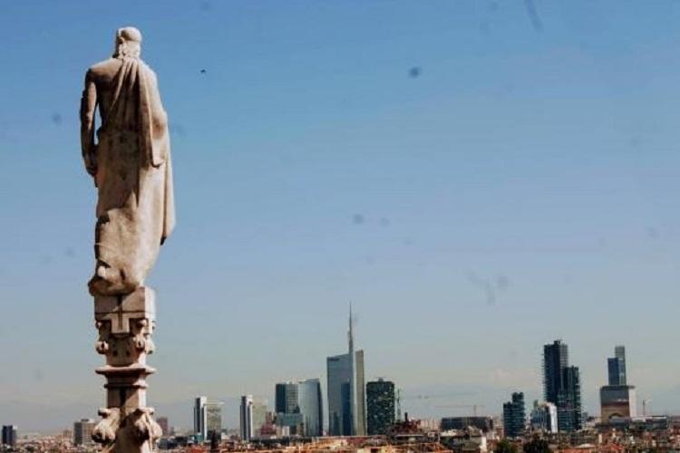 Milan vue duomo